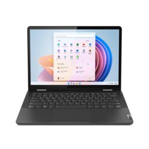 Lenovo 13w Yoga Gen 2 AMD Ryzen? 5 7530U Hybrid (2-in-1) 33.8 cm (13.3") Touchscreen WUXGA 8 GB DDR4-SDRAM 256 GB SSD Wi-Fi 6 (802.11ax) Windows 11 Pro UK English Black