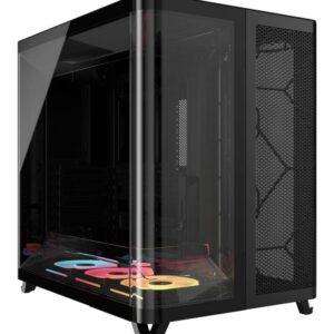 Corsair AIR 5400 LX-R RGB iCUE LINK Midi Tower Black