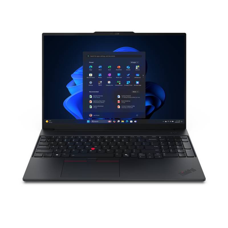 Lenovo ThinkPad E16 Gen 3 (AMD) AMD Ryzen? 5 230 Laptop 40.6 cm (16") WUXGA 16 GB DDR5-SDRAM 512 GB SSD Wi-Fi 6E (802.11ax) Windows 11 Pro English Black