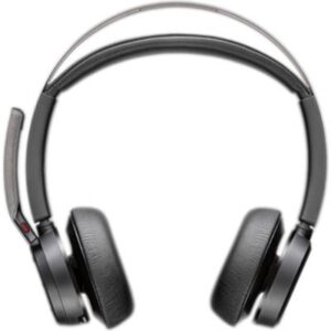 HP Poly Voyager Focus 2 Microsoft Teams Certified USB-C-C Headset +USB-C/A Adapter +Charging Stand