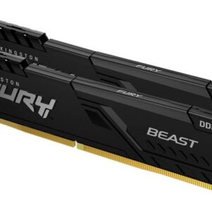 Kingston Technology FURY Beast 16GB 3200MT/s DDR4 CL16 DIMM (Kit of 2) Black