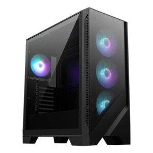 MSI MAG Forge 320R AIRFLOW Micro Tower Black, Transparent