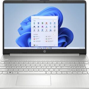 HP 15s-fq5021na Intel? Core? i5 i5-1235U Laptop 39.6 cm (15.6") Full HD 8 GB DDR4-SDRAM 256 GB SSD Wi-Fi 5 (802.11ac) Windows 11 Home Silver