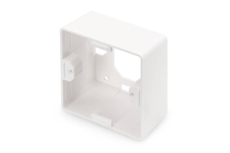Digitus Surface Mountbox 80x80 mm for Keystone Walloutlet, German Type