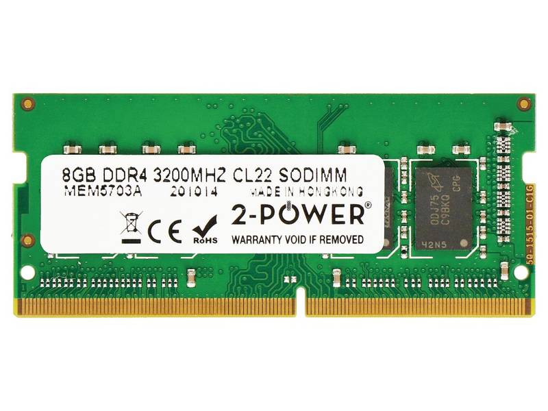 2-Power 2P-01AG876 memory module 8 GB 1 x 8 GB DDR4