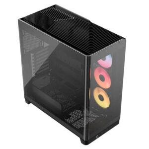 Corsair 4500X LX-R RGB Tempered Glass Mid-Tower, Black Midi Tower